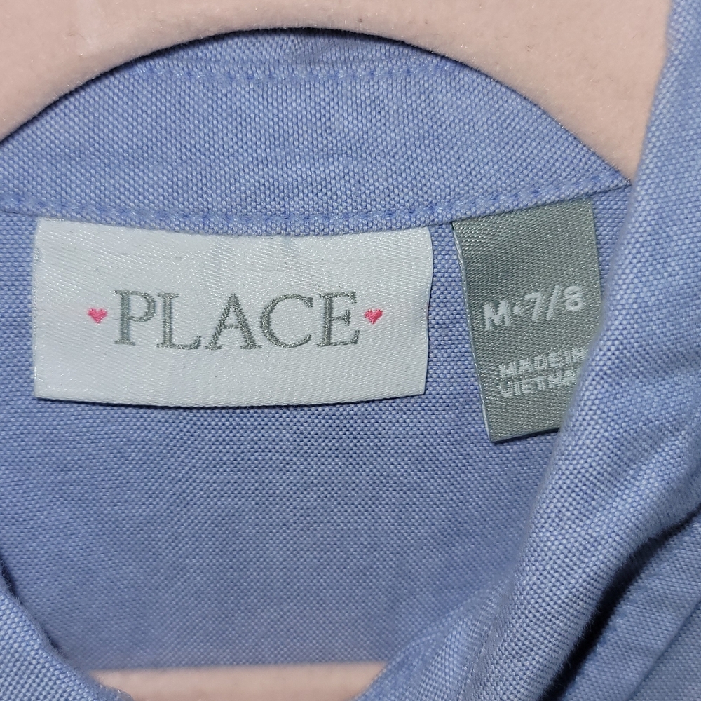 Unisex, Children's Place light blue medium size 7/8 shirt